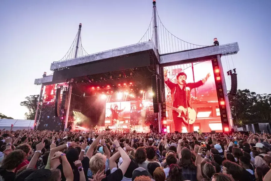 I Green Day all'Outside Lands